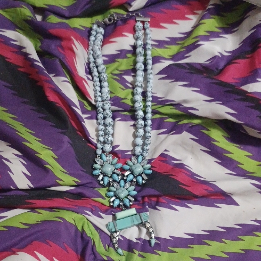 Turquoise Beaded Necklace